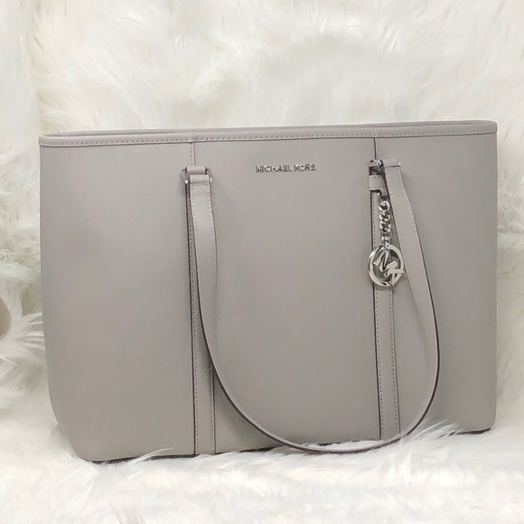 NWT Michael kors Sady Ash Grey Large Tote - Picture 8 of 8